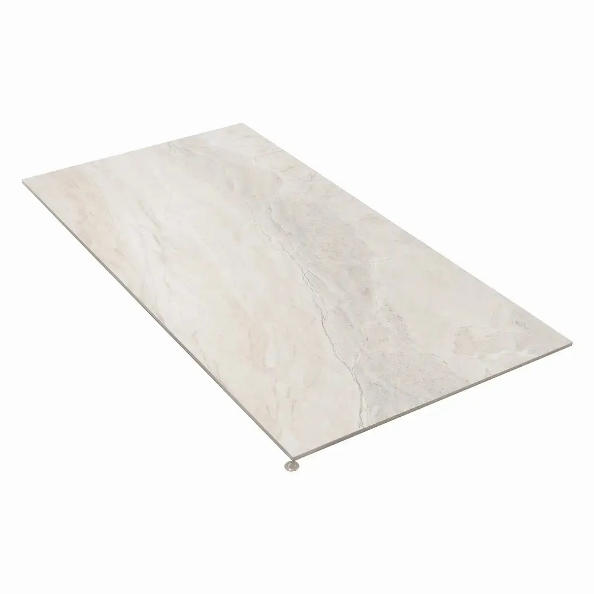 Emporio Earth White Large-Format Porcelain Tile 12x24 | Tile Club