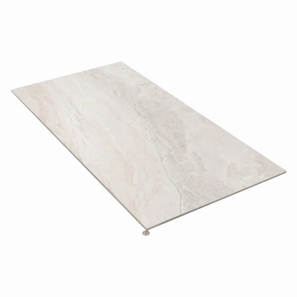 Emporio Earth White Large-Format Porcelain Tile 24x48 | Tile Club