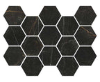 Emporio Gold Nero Porcelain Mosaic Tile | Tile Club