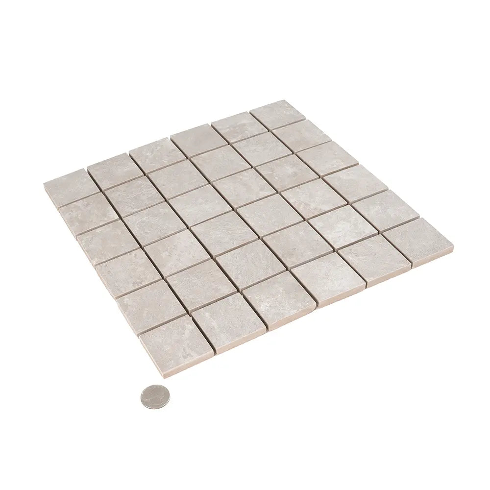 Emporio Grigio Porcelain Mosaic Tile | Tile Club