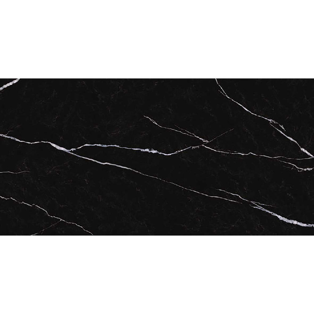 Emporio Metro Black Large-Format Porcelain Tile 24x48 | Tile Club