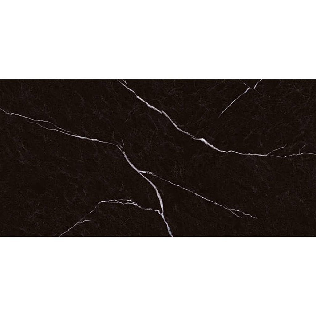 Emporio Metro Black Large-Format Porcelain Tile 24x48 | Tile Club