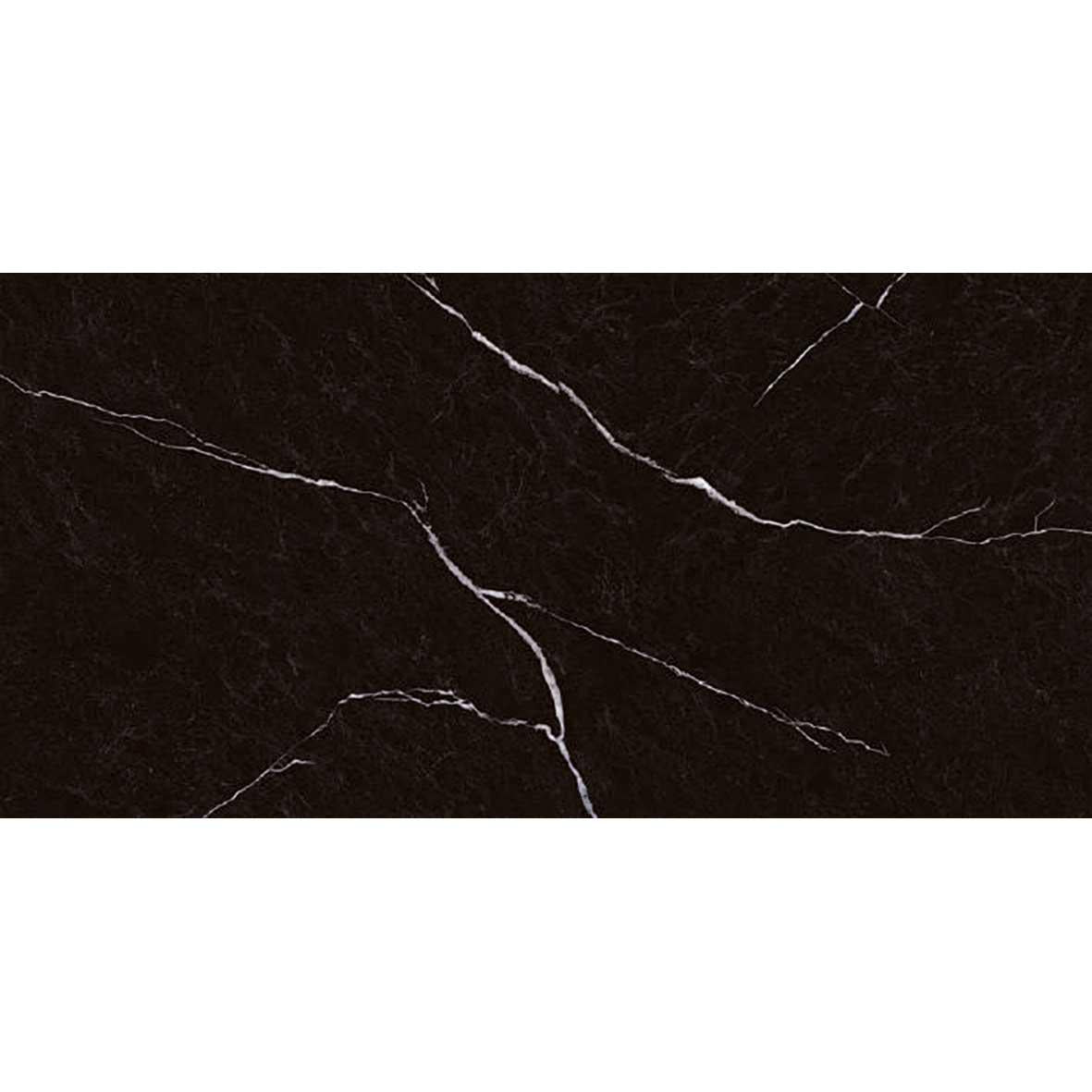 Emporio Metro Black Large-Format Porcelain Tile 24x48 | Tile Club