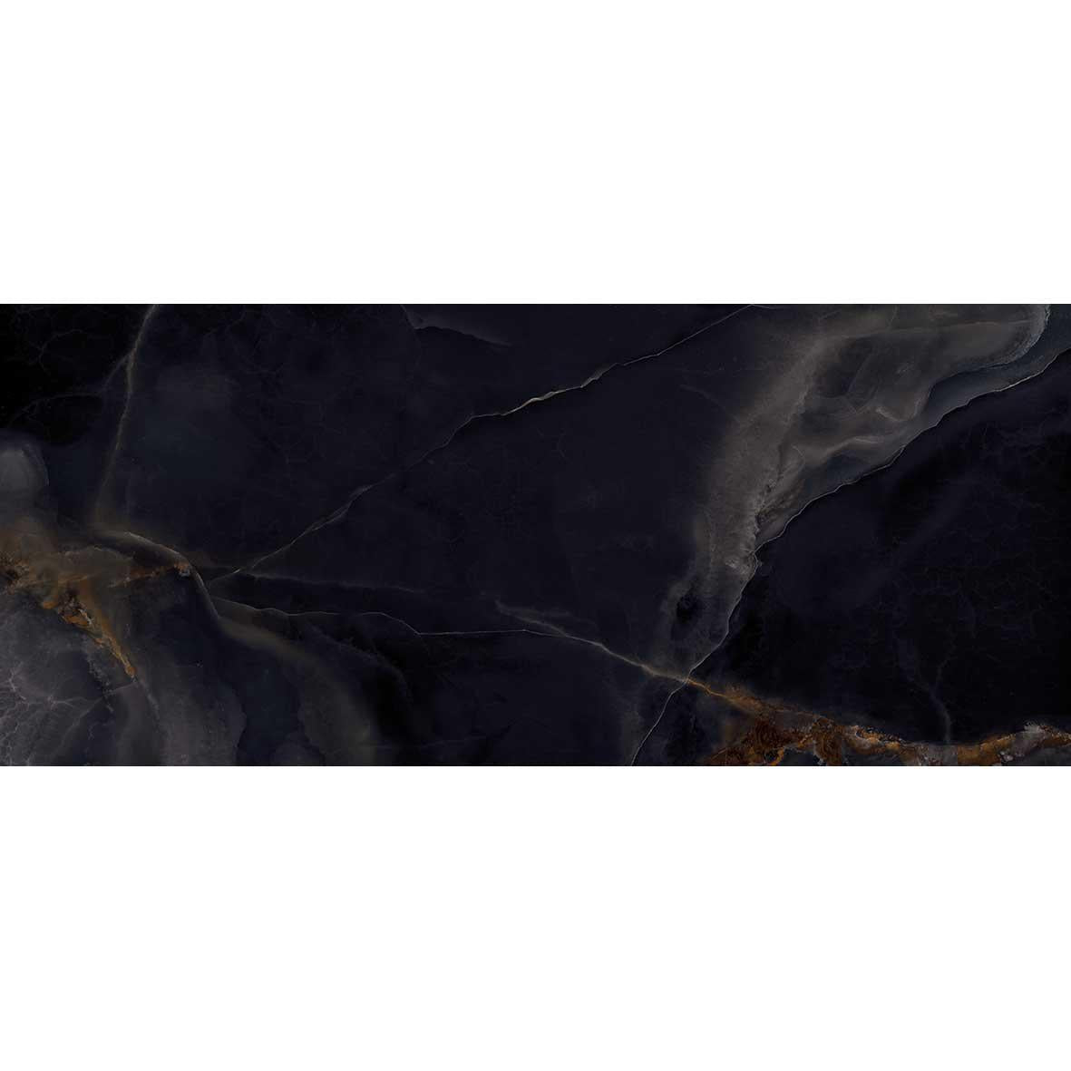 Emporio Black Onyx Large-Format Porcelain Tile 24x48 | Slab Tiles