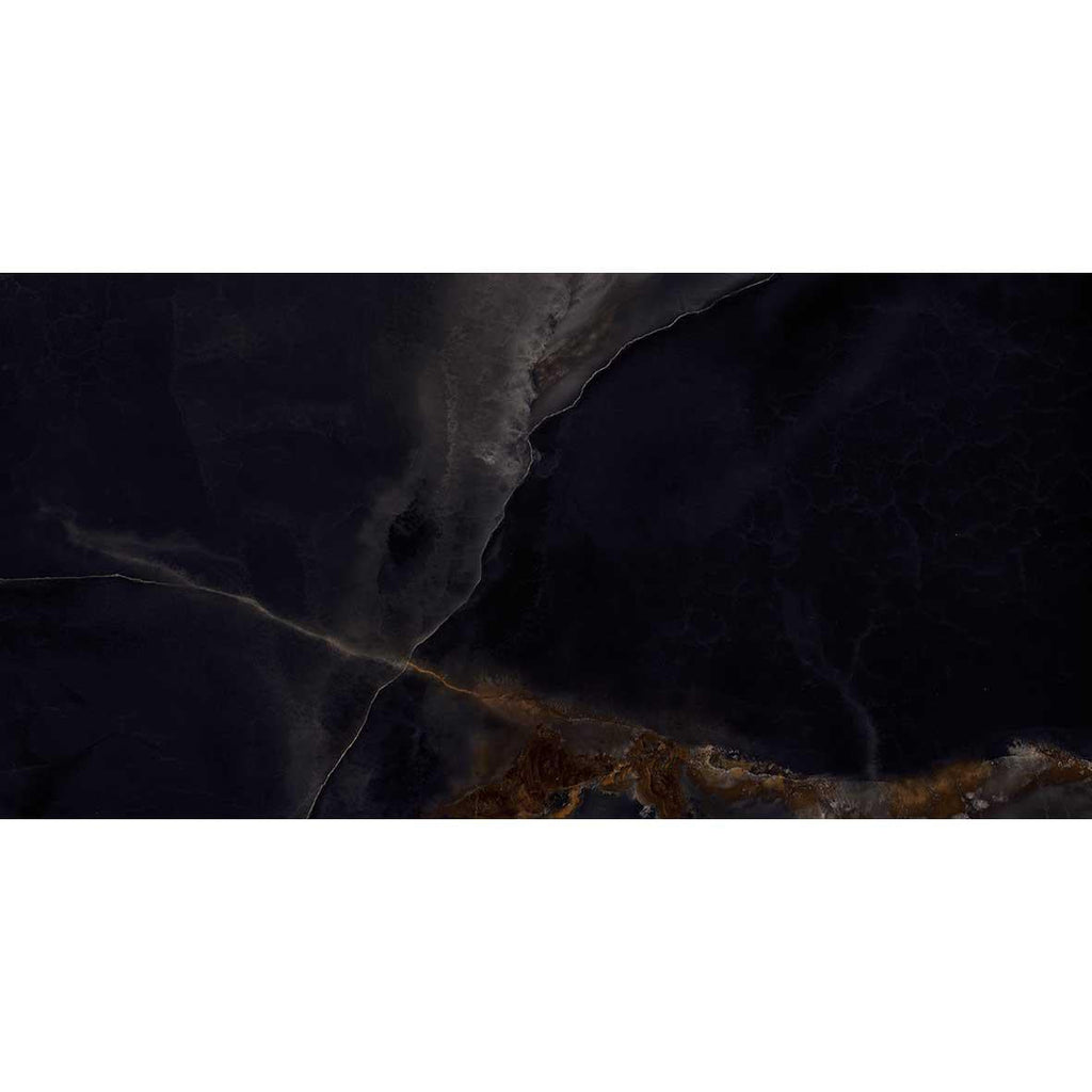 Emporio Black Onyx Large-Format Porcelain Tile 24x48 | Tile Club