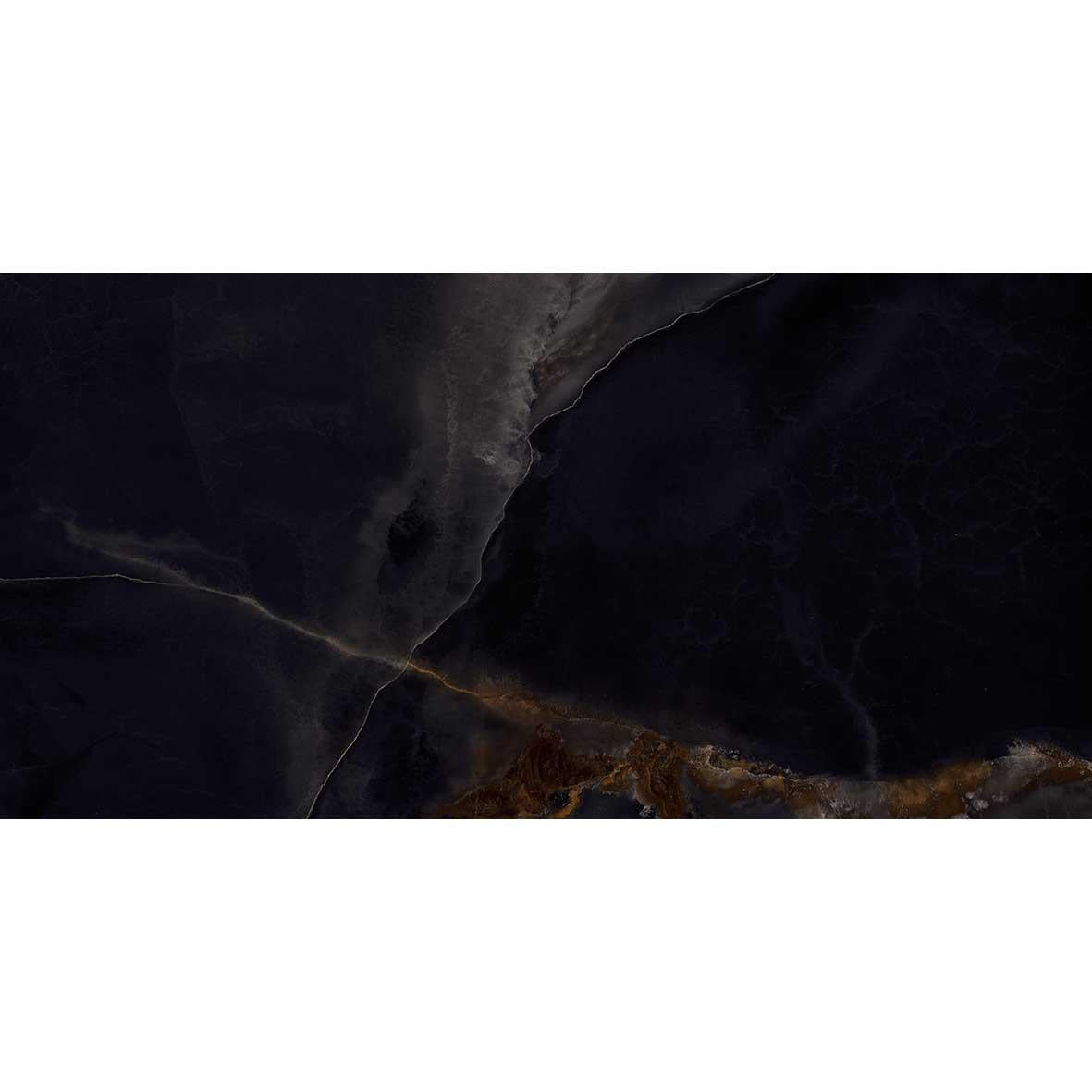 Emporio Black Onyx Large-Format Porcelain Tile 24x48 | Tile Club