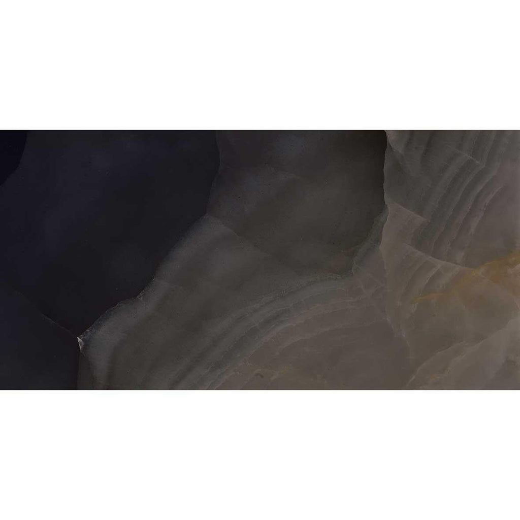 Emporio Black Onyx Large-Format Porcelain Tile 24x48 | Tile Club
