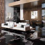 Emporio Black Onyx Large-Format Porcelain Tile 36x36 | Tile Club