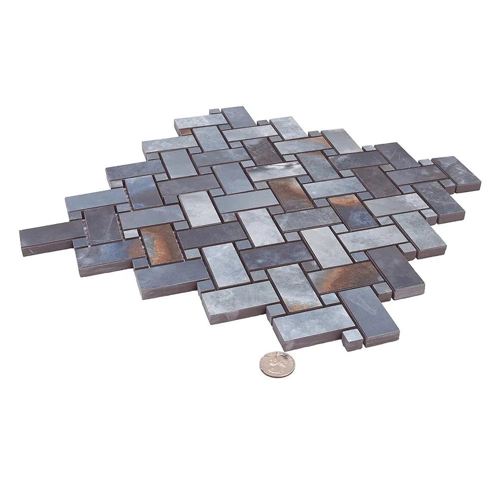 Emporio Blue Onyx Mosaic Sample | Tile Club
