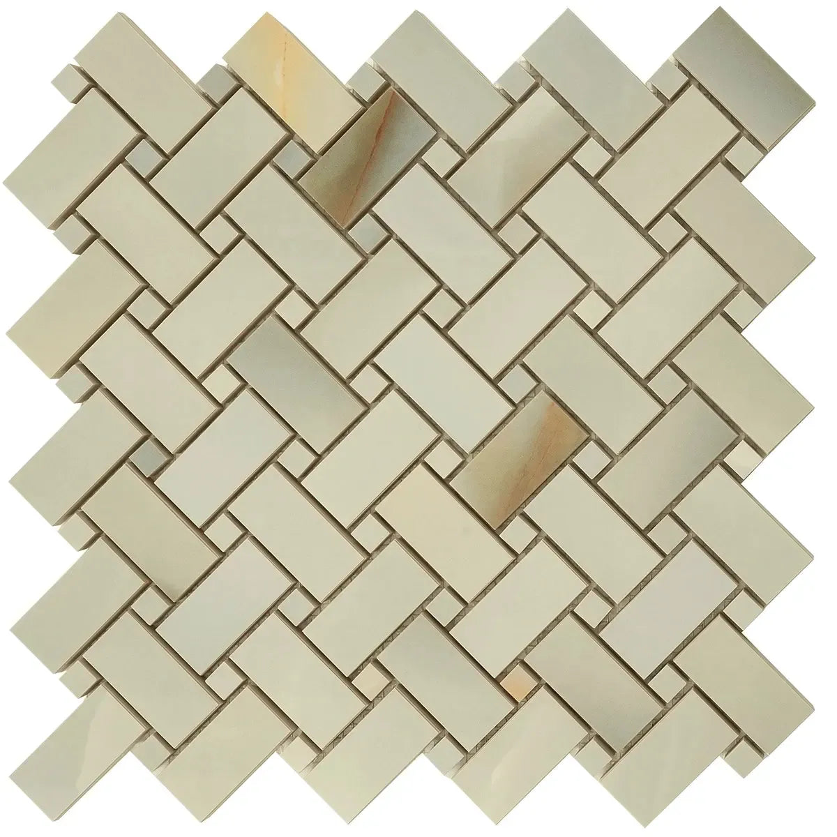 Emporio Soft Jade Onyx Porcelain Mosaic Tile | Tile Club
