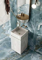 Emporio Green Onyx Large-Format Porcelain Tile 24x48 | Tile Club