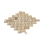 Emporio Soft Peach Onyx Porcelain Mosaic Tile | Tile Club