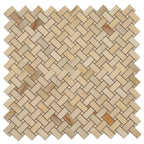 Emporio Soft Peach Onyx Porcelain Mosaic Tile | Tile Club