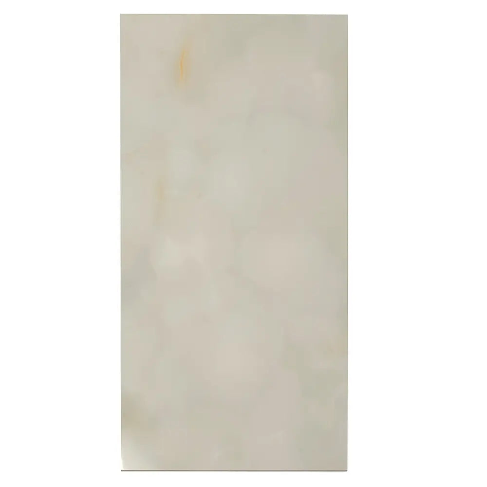 Emporio Soft White Onyx Large Format Porcelain Tile 24x48 | Tile Club