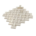 Emporio Soft White Onyx Porcelain Mosaic Tile | Tile Club