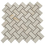 Emporio Soft White Onyx Porcelain Mosaic Tile | Tile Club