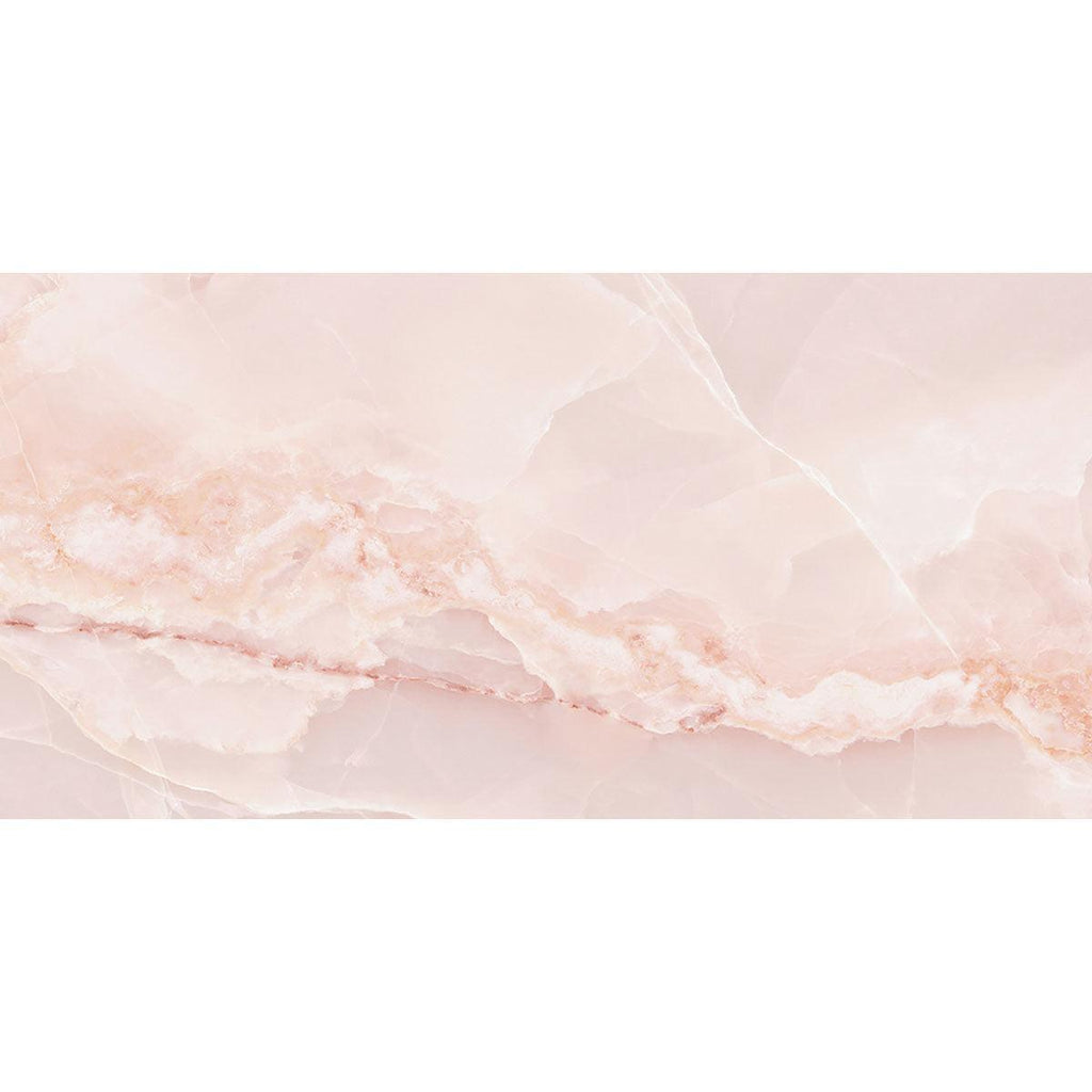 Emporio Pink Onyx Large-Format Porcelain Tile 24x48 | Tile Club