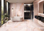 Emporio Pink Onyx Large-Format Porcelain Tile 24x48 | Tile Club