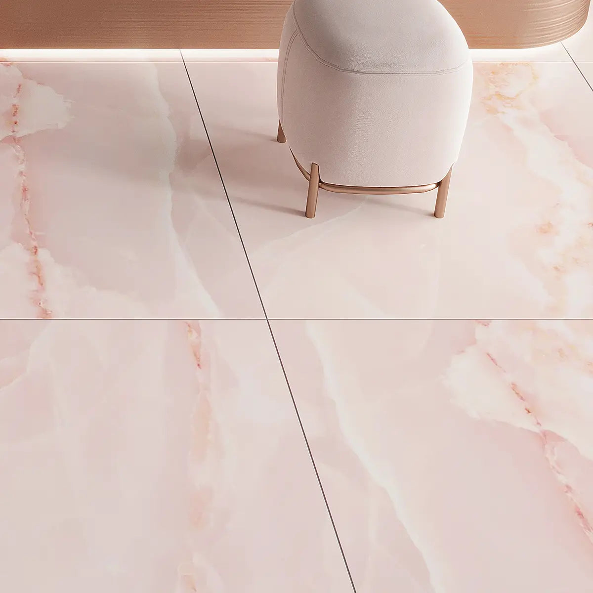 Emporio Pink Onyx 36x36 Porcelain Tile