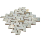 Emporio Soft Blue Onyx Porcelain Mosaic Tile | Tile Club
