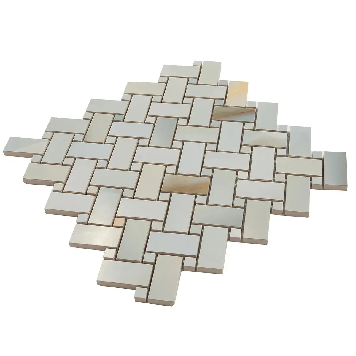 Emporio Soft Blue Onyx Porcelain Mosaic Tile | Tile Club