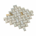 Emporio Soft Blue Onyx Porcelain Mosaic Tile | Tile Club
