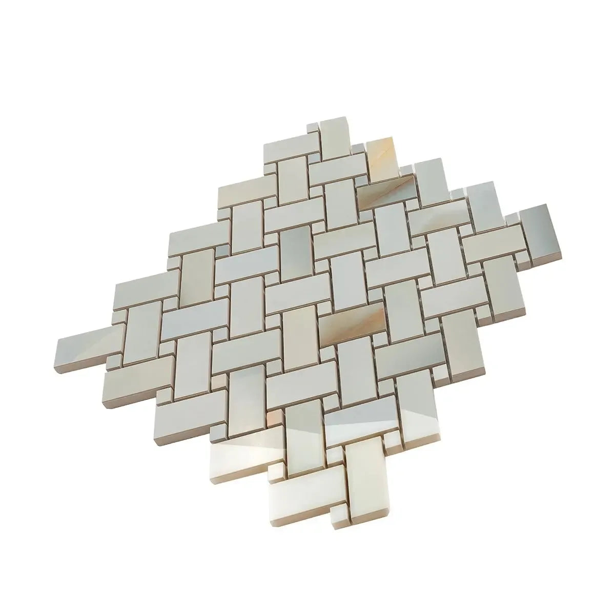 Emporio Soft Blue Onyx Porcelain Mosaic Tile | Tile Club