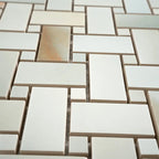 Emporio Soft Blue Onyx Porcelain Mosaic Tile | Tile Club