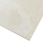 Emporio White Onyx Large-Format Porcelain Tile 24x48 | Tile Club