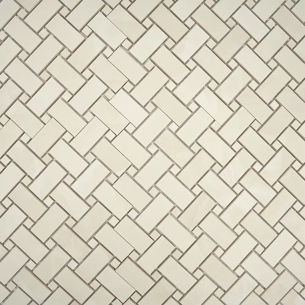 Emporio White Onyx Porcelain Mosaic Tile | Tile Club