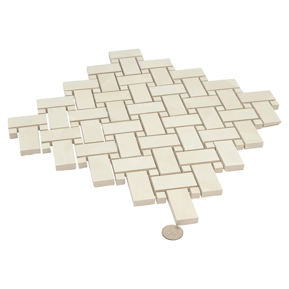 Emporio White Onyx Porcelain Mosaic Tile | Tile Club