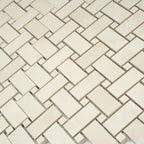 Emporio White Onyx Porcelain Mosaic Tile | Tile Club