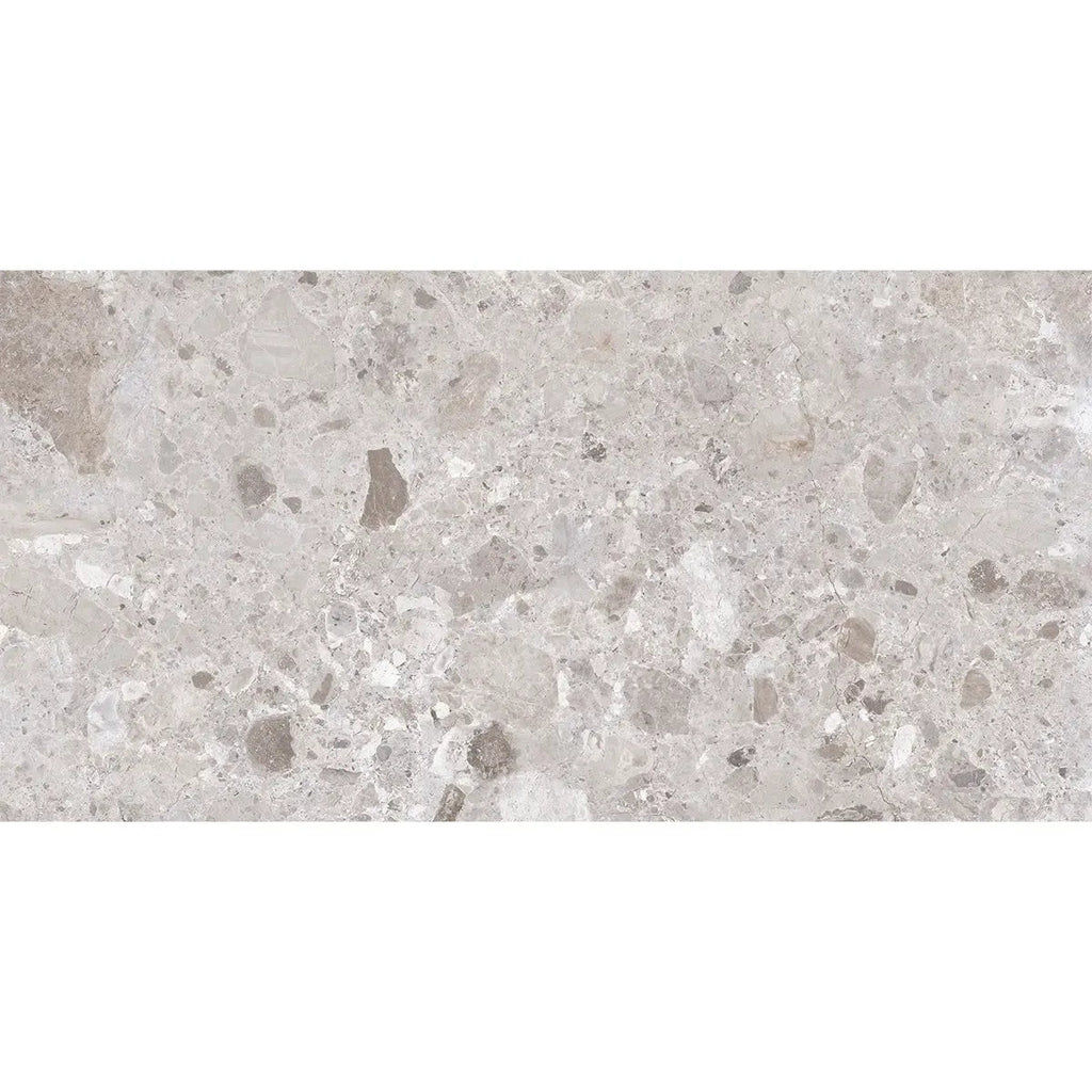 Emporio Gray Limestone Porcelain Tile 24x48 | Tile Club