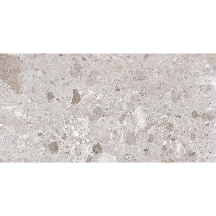 Emporio Gray Limestone Porcelain Tile 24x48 | Tile Club