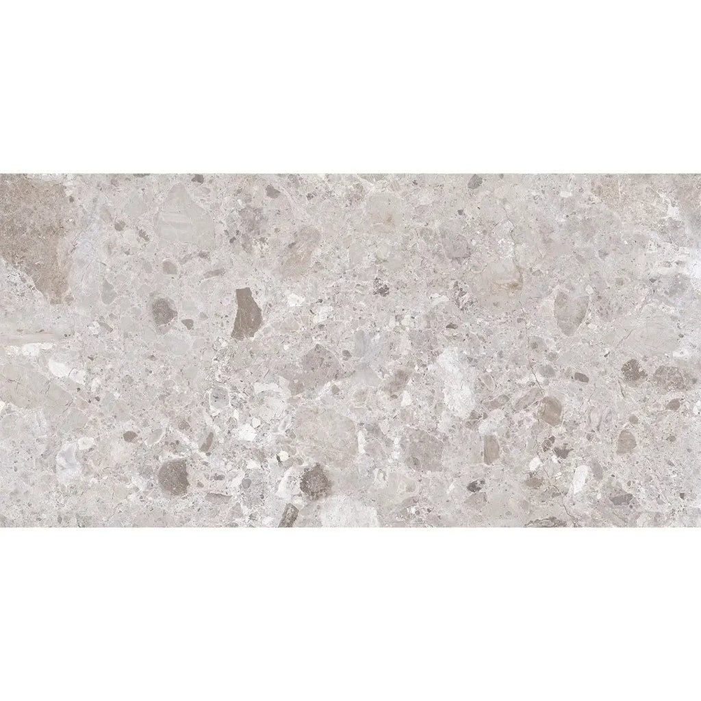 Emporio Gray Limestone Porcelain Tile 24x48 | Tile Club