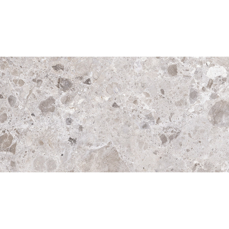 Emporio Gray Limestone Porcelain Tile 24x48 | Tile Club