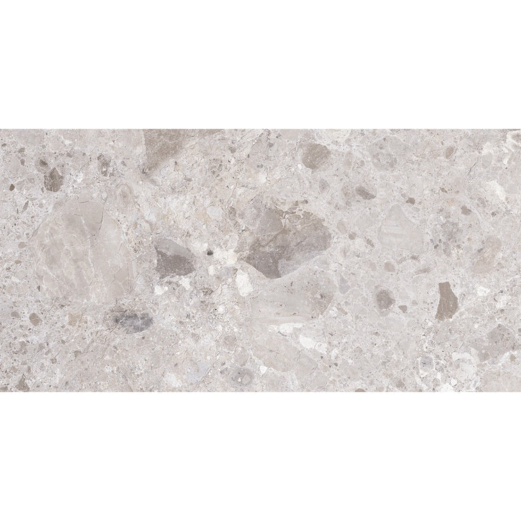 Emporio Gray Limestone Porcelain Tile 24x48 | Tile Club