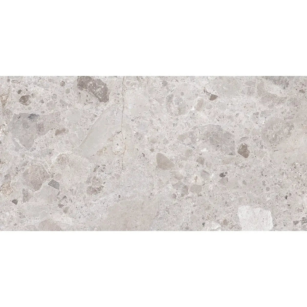 Emporio Gray Limestone Porcelain Tile 24x48 | Tile Club