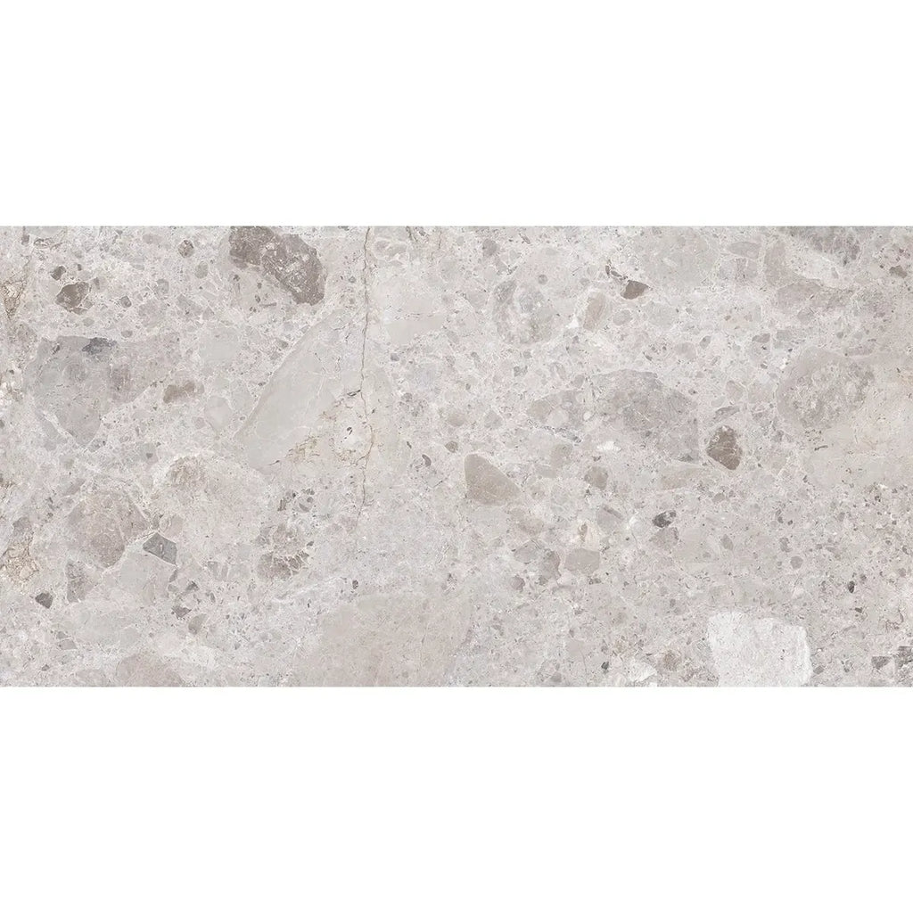 Emporio Gray Limestone Porcelain Tile 24x48 | Tile Club