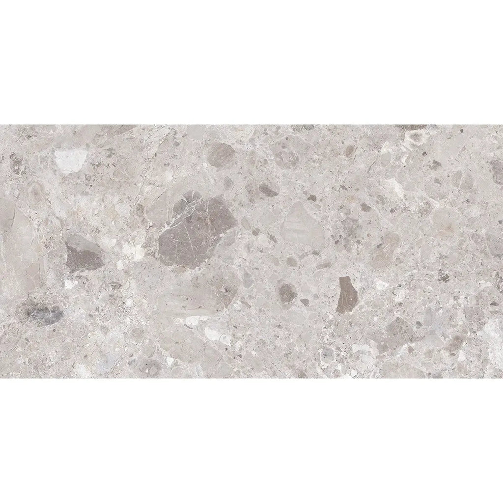 Emporio Gray Limestone Porcelain Tile 24x48 | Tile Club
