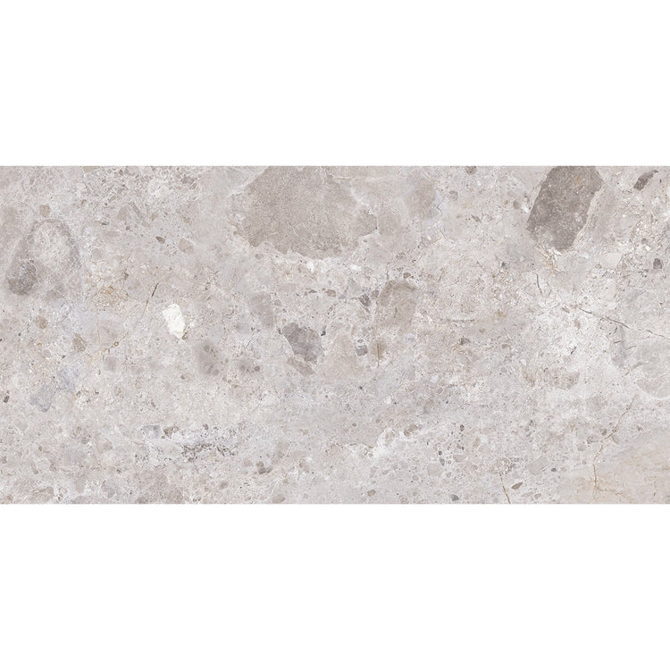 Emporio Gray Limestone Porcelain Tile 24x48 | Tile Club