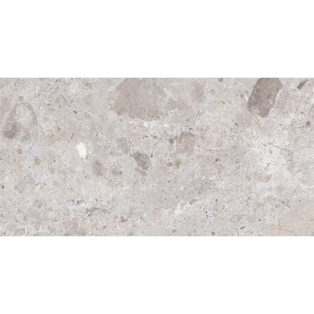 Emporio Gray Limestone Porcelain Tile 24x48 | Tile Club