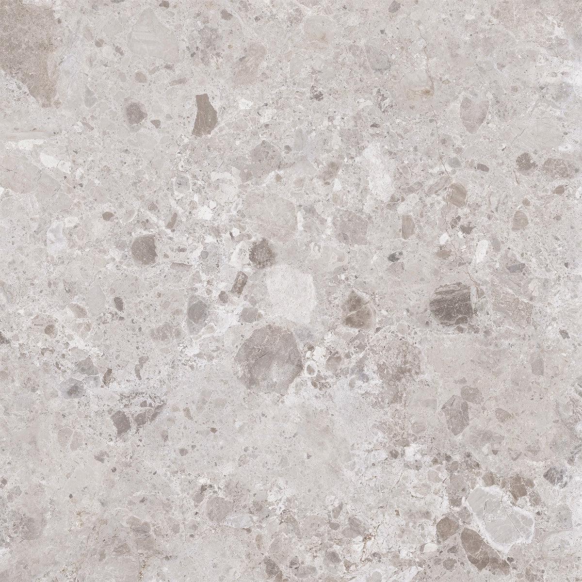 Emporio Gray Limestone Square Porcelain Tile 48x48