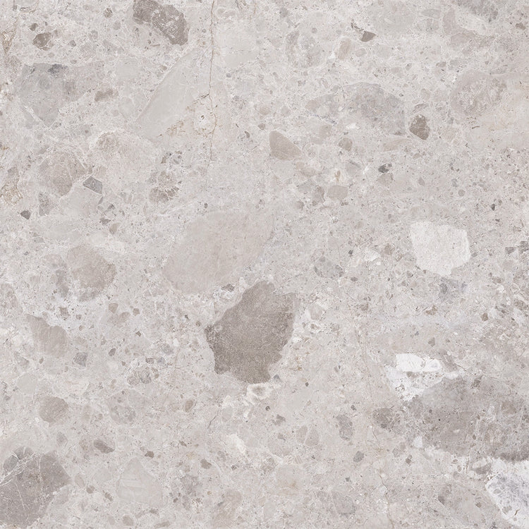 Emporio Gray Limestone Square Porcelain Tile 48x48 | Tile Club