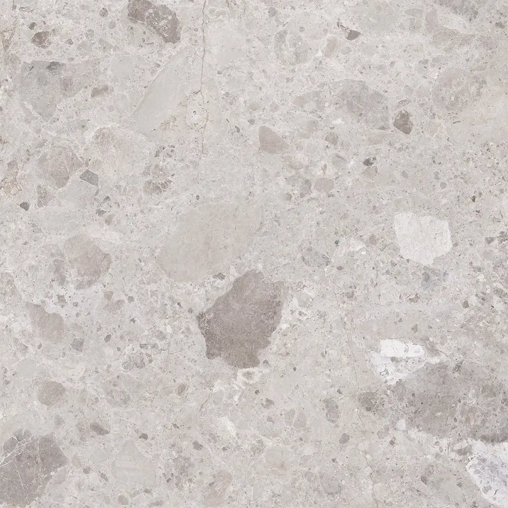 Emporio Gray Limestone Square Porcelain Tile 48x48 | Tile Club