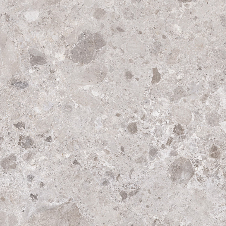 Emporio Gray Limestone Square Porcelain Tile 48x48 | Tile Club