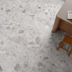 Emporio Gray Limestone Square Porcelain Tile 48x48 FLoor
