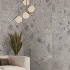 Emporio Gray Limestone Square Porcelain Tile 48x48 | Tile Club