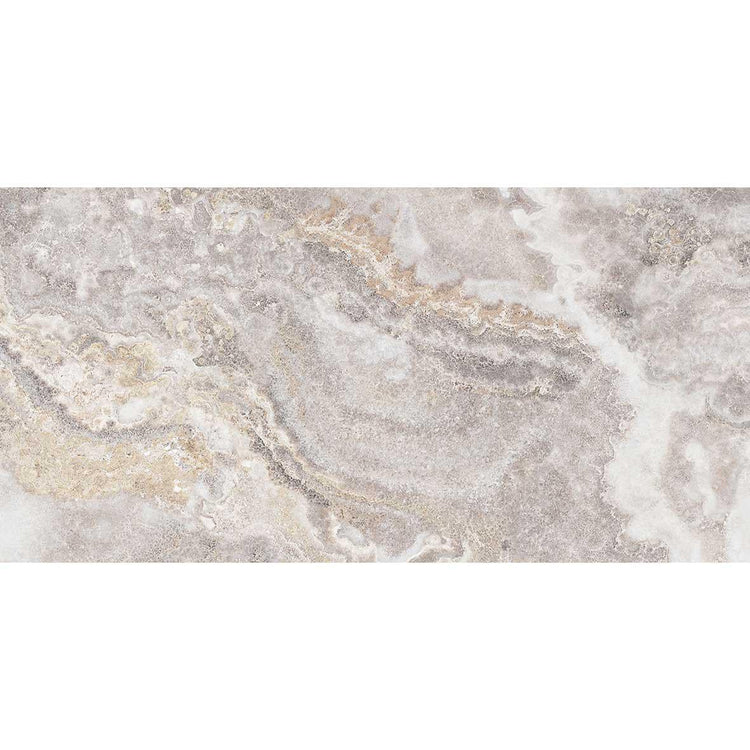 Emporio Baroque White Large-Format Porcelain Tile 24x48 | Tile Club
