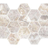 Emporio Baroque White Hex Porcelain Tile